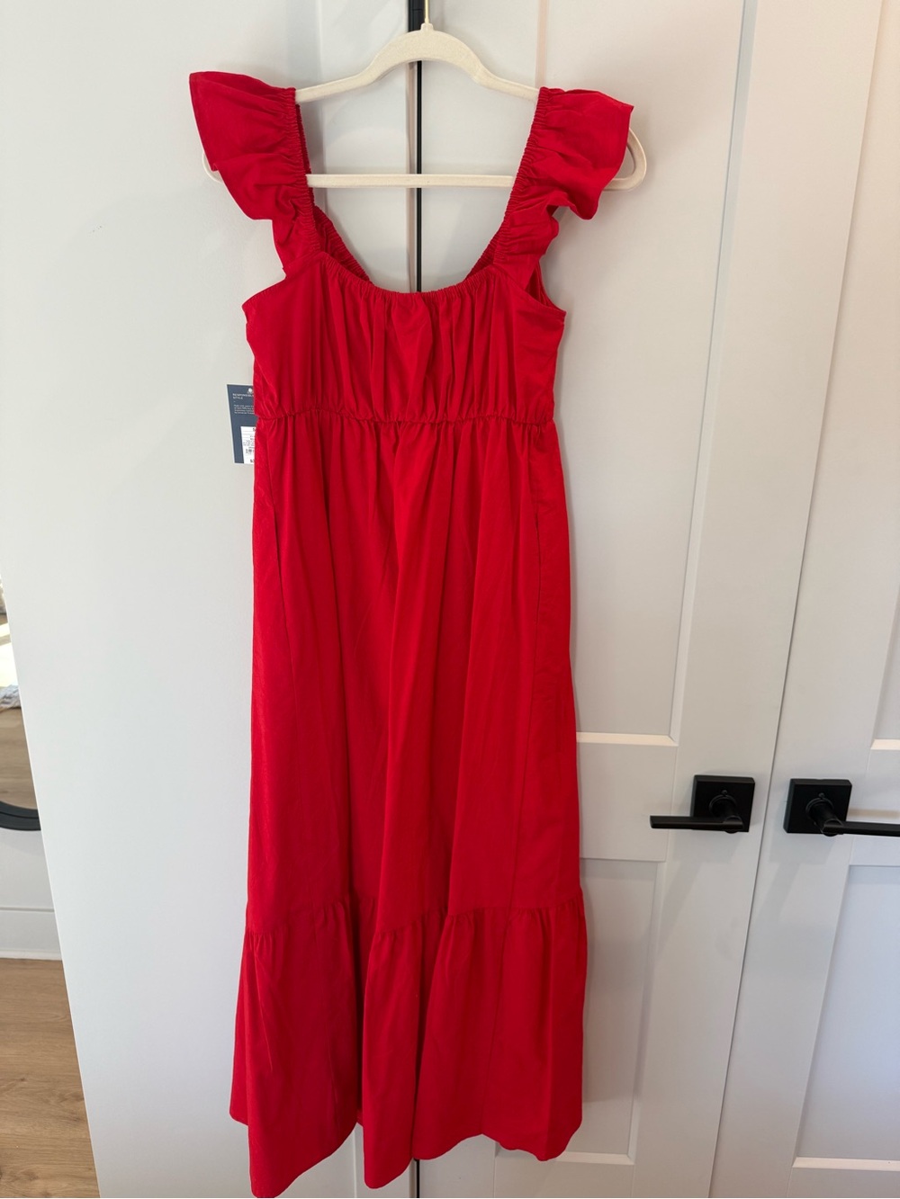 Universal Thread Vibrant Red Ruffle Strap Maxi - Picture 4 of 4